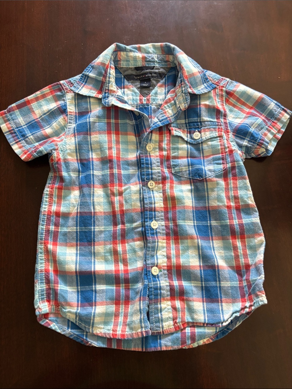 Tommy Hilfiger Plaid Short-Sleeve Shirt